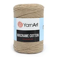 Пряжа YarnArt 'Macrame Cotton' 250гр 225м (80% хлопок, 20% полиэстер) (768 пыльный беж)