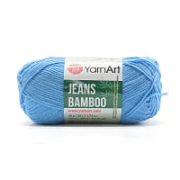 Пряжа YarnArt 'Jeans bamboo' 50гр 150м (50% бамбук, 50% полиакрил) (122 голубой)