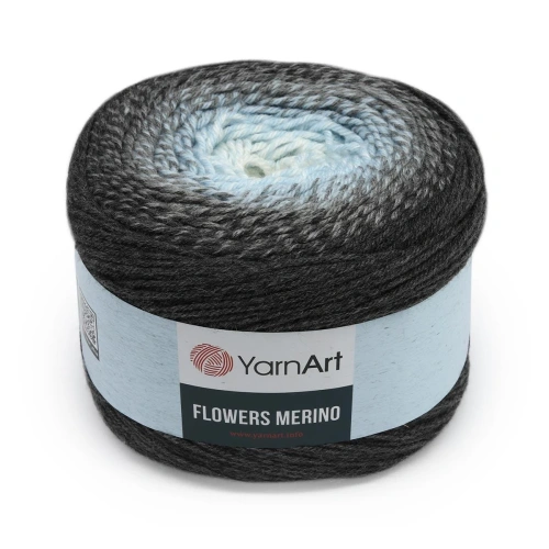 Пряжа YarnArt 'Flowers Merino' 225гр 590м (25% шерсть, 75% акрил) (550 секционный)