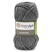 Пряжа YarnArt 'Norway' 100гр 105м (100% акрил) (29 серый)