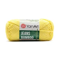 Пряжа YarnArt 'Jeans bamboo' 50гр 150м (50% бамбук, 50% полиакрил) (104 желтый)