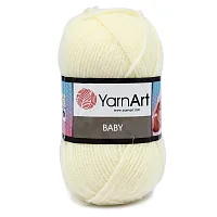 Пряжа YarnArt 'Baby' 50гр 150м (100% акрил) (502 экрю)