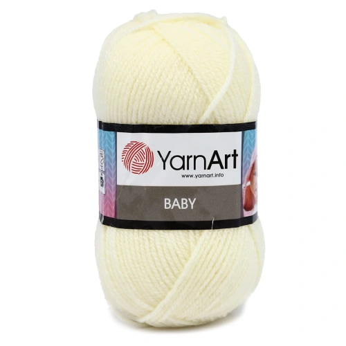 Пряжа YarnArt 'Baby' 50гр 150м (100% акрил) (502 экрю)