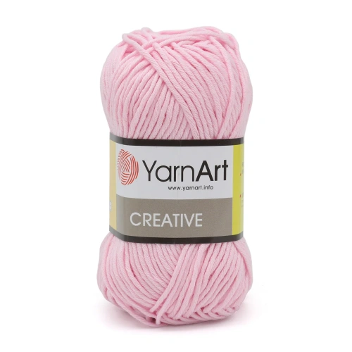 Пряжа YarnArt 'Creative' 50гр 85м (100% хлопок) (229 светло-розовый)