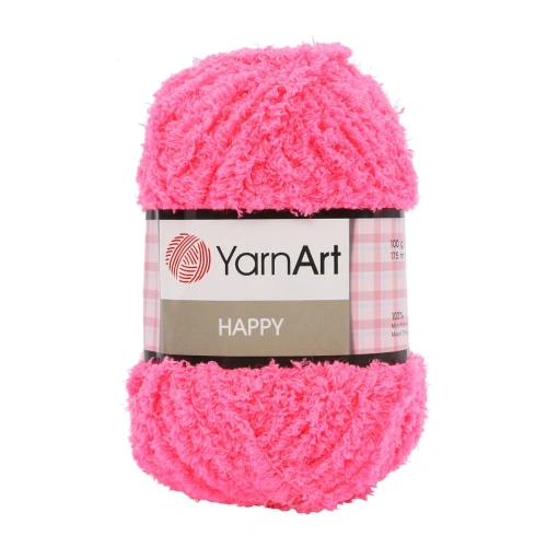 Пряжа YarnArt 'Happy' 100гр 175м (100% микрополиэстер) (789 розовая фуксия)