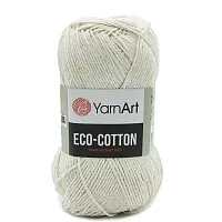 Пряжа YarnArt 'Eco Cotton' 100гр 220м (80% хлопок, 20% полиэстер) (762 кремовый)