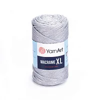 Пряжа YarnArt 'Macrame XL' 250гр 130м (100% полиэстер) (149 серый)