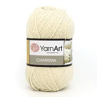 Пряжа YarnArt 'Charisma' 100гр 200м (80% шерсть, 20% акрил) (502 молочный)