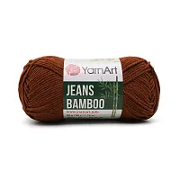 Пряжа YarnArt 'Jeans bamboo' 50гр 150м (50% бамбук, 50% полиакрил) (133 коричневый)