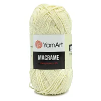 Пряжа YarnArt 'Macrame' 90гр 130м (100% полиэстер) (137 молочный)