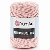 Пряжа YarnArt 'Macrame Cotton' 250гр 225м (80% хлопок, 20% полиэстер) (767 розовый)