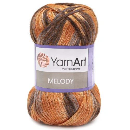 Пряжа YarnArt 'Melody' 100гр 230м (9% шерсть, 21% акрил, 70% полиамид) (910 секционный)