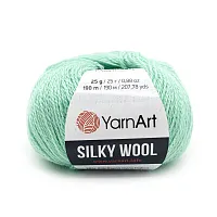 Пряжа YarnArt 'Silky Wool' 25гр 190м (35% шелковая вискоза, 65% шерсть мериноса) (340 мятный)