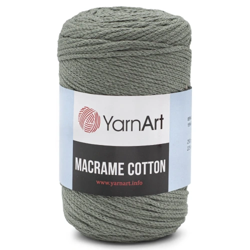 Пряжа YarnArt 'Macrame Cotton' 250гр 225м (80% хлопок, 20% полиэстер) (794 серо-бежевый)